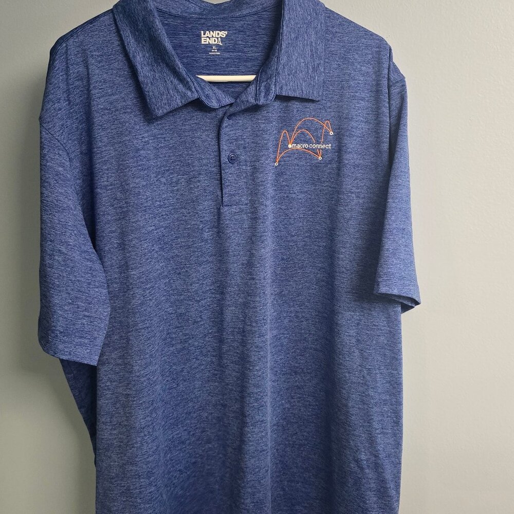 Lands' End XL Blue Polo
